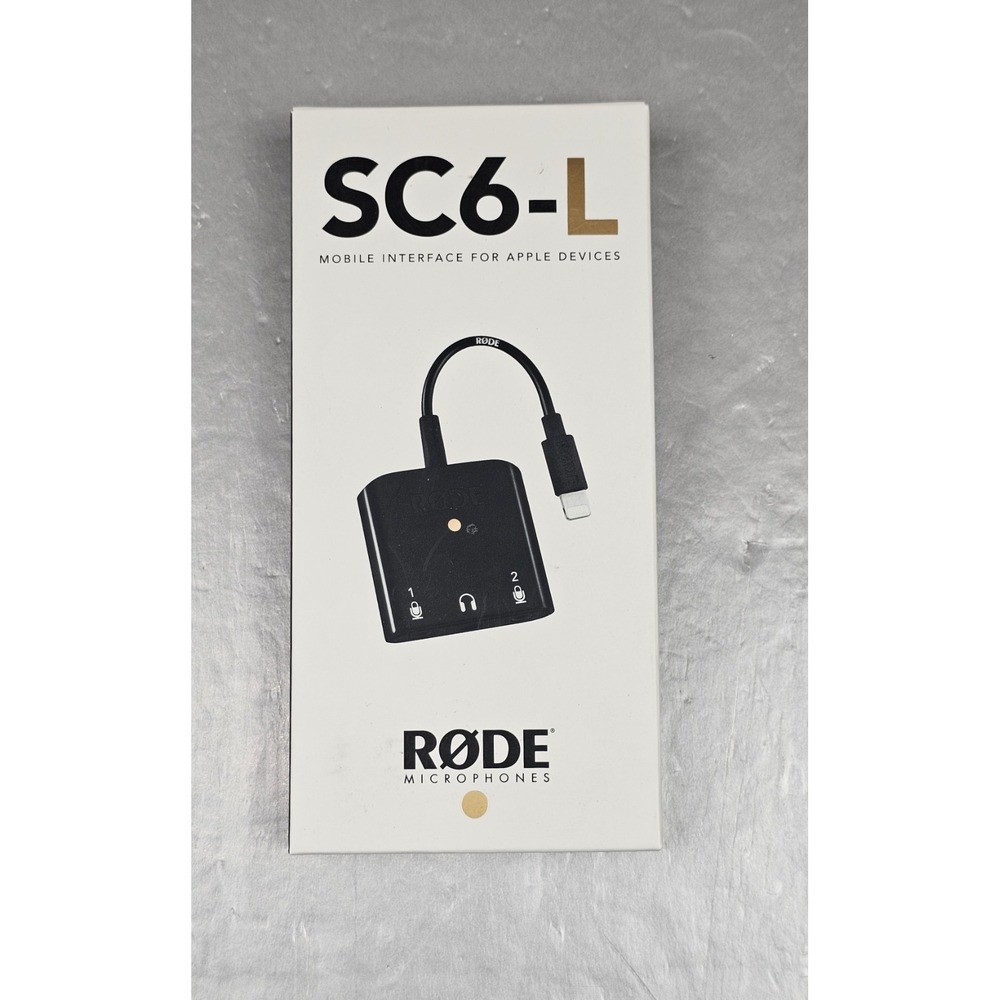 RØDE SC6-L Mobile Interface for Apple Devices - Black